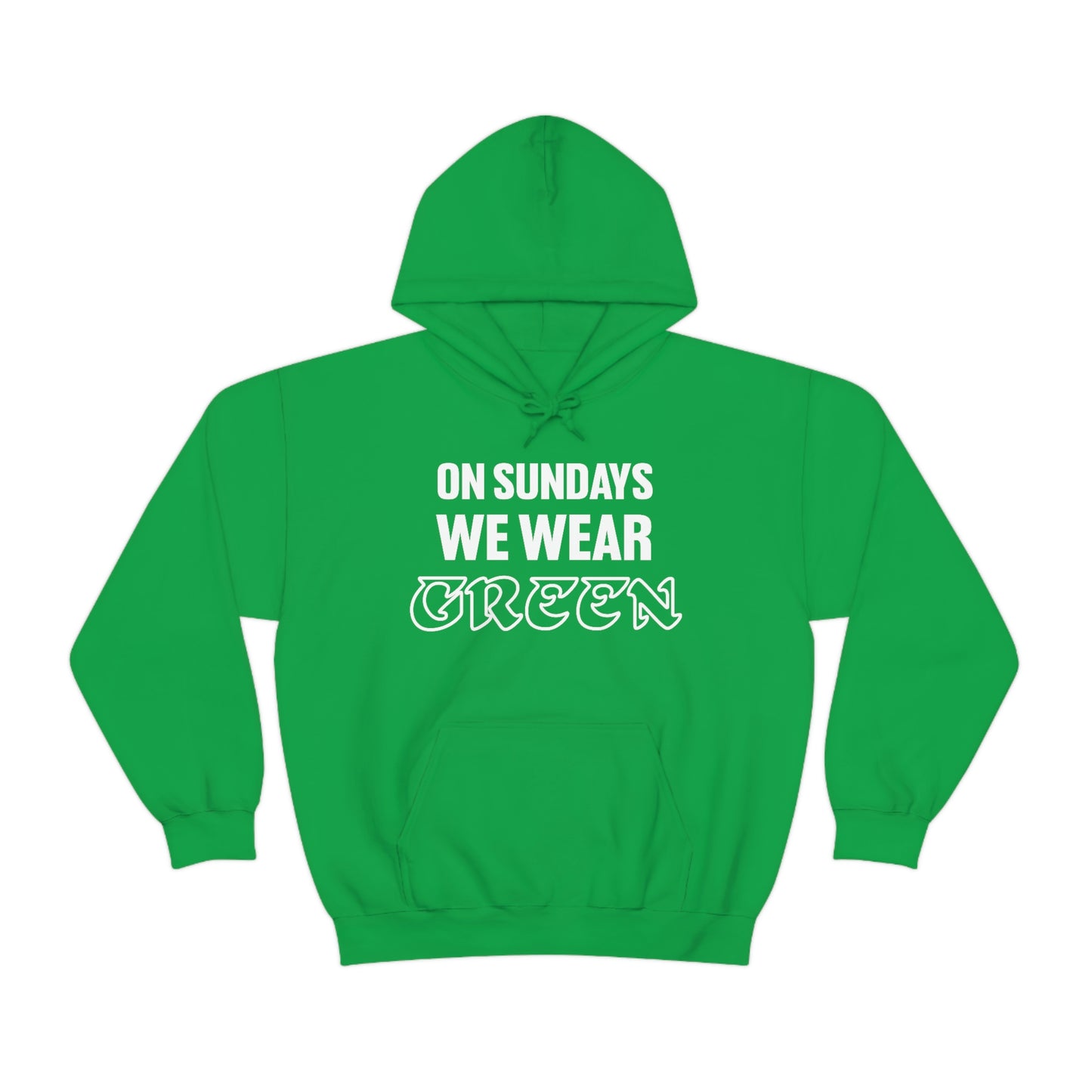 On Sundays We Wear Green Hoodie | Philadelphia Football Hoodie | Premium Unisex Hooded Sweatshirt