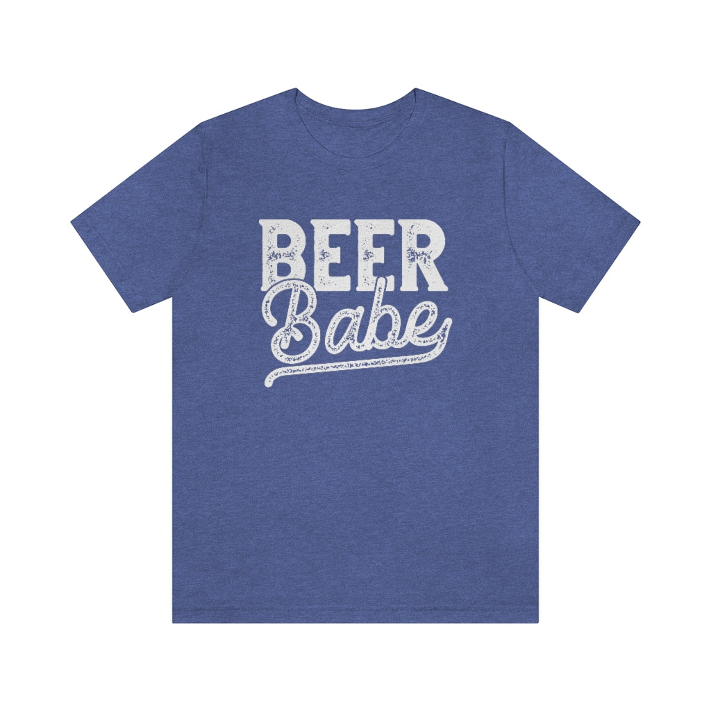Beer Babe Graphic T-Shirt | Funny Drinking Shirt